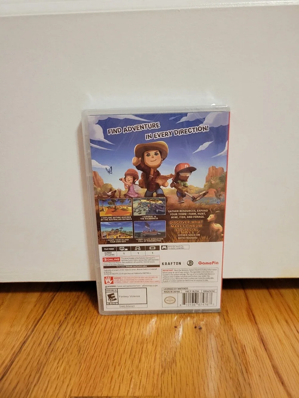 NIB Dinkum - Nintendo Switch (Physical Case & Cartridge) Game- Gamer